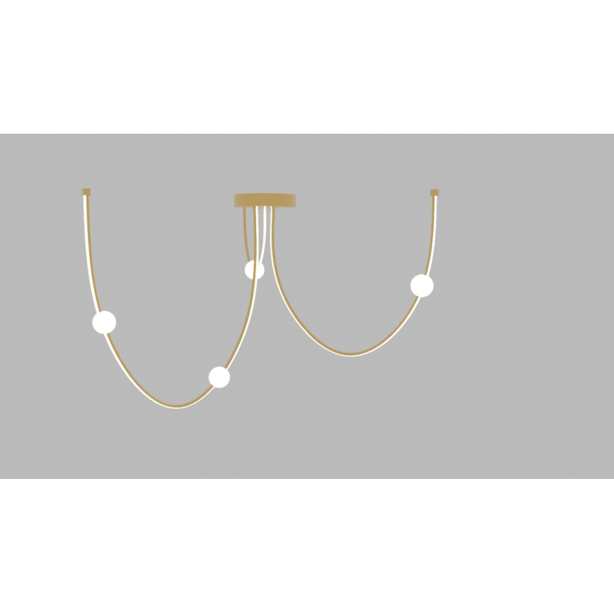 Zambelis 22248 - LED Aptumšojama lustra ar auklu LED/42W/230V zelta