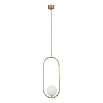 Zambelis 23135 - Lustra ar auklu 1xG9/7W/230V 12x20 cm zelta