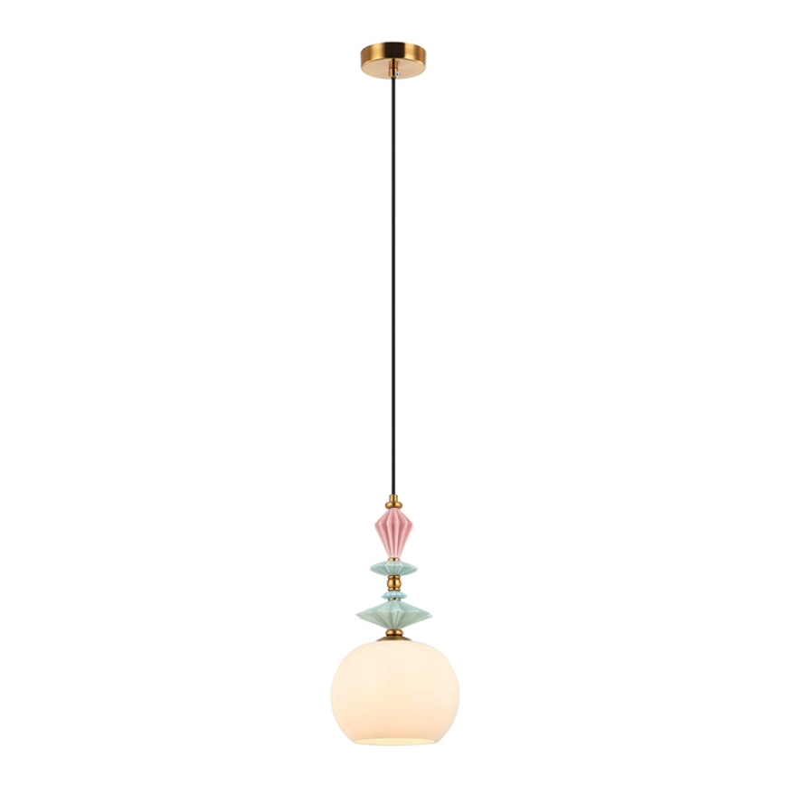 Zambelis A22079 - Rezerves abažūrs lustrai Ø 21 cm, balts