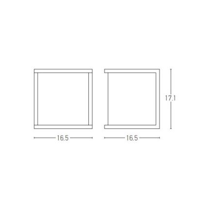 Zambelis E127 - Āra sienas lampa 1xE27/18W/230V IP54 antracīta