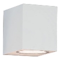 Zambelis E150 - Āra sienas lampa 1xGU10/15W/230V IP54 balta