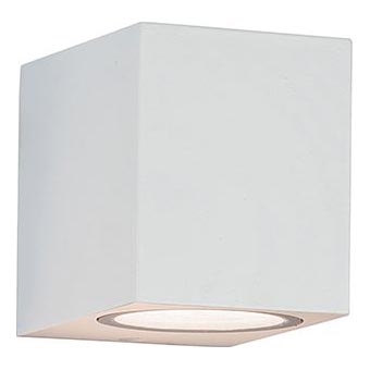 Zambelis E150 - Āra sienas lampa 1xGU10/15W/230V IP54 balta