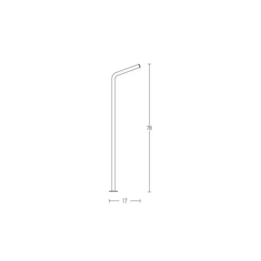 Zambelis E206 - LED Āra lampa LED/10W/230V IP54 antracīta