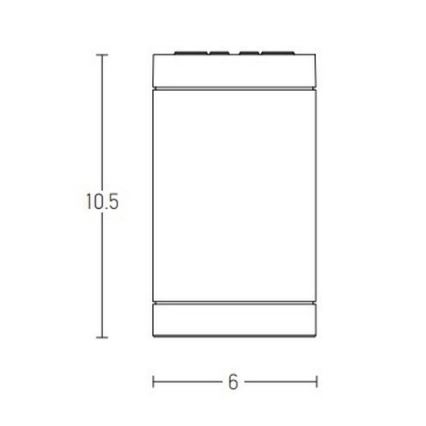 Zambelis E219 - Āra starmetis 1xGU10/7W/230V IP54 melna