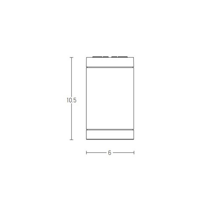 Zambelis E220 - Āra starmetis 1xGU10/7W/230V IP54 balta