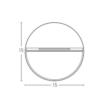 Zambelis E242-G - LED Āra kāpņu telpas apgaismojums LED/6W/230V IP65 antracīta