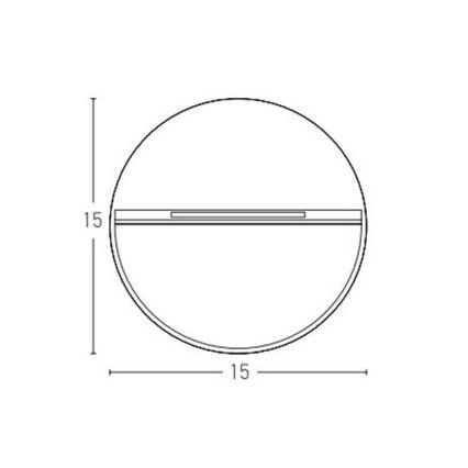 Zambelis E242-G - LED Āra kāpņu telpas apgaismojums LED/6W/230V IP65 antracīta