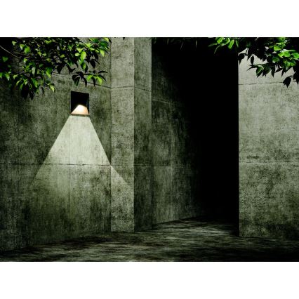 Zambelis E243 - LED Āra sienas lampa LED/7W/230V IP44 antracīta