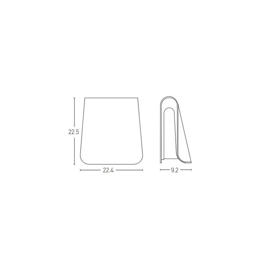 Zambelis E245 - LED Āra sienas lampa LED/6W/230V IP54, antracīta