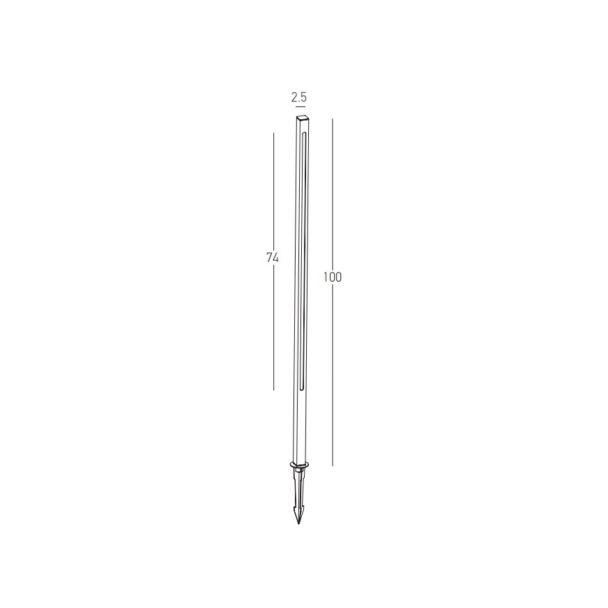 Zambelis E280 - LED Āra lampa LED/15W/230V IP65 brūna