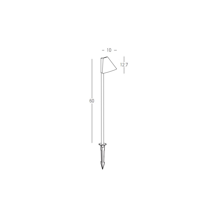 Zambelis E281 - Āra lampa 1xGU10/20W/230V IP65 antracīta