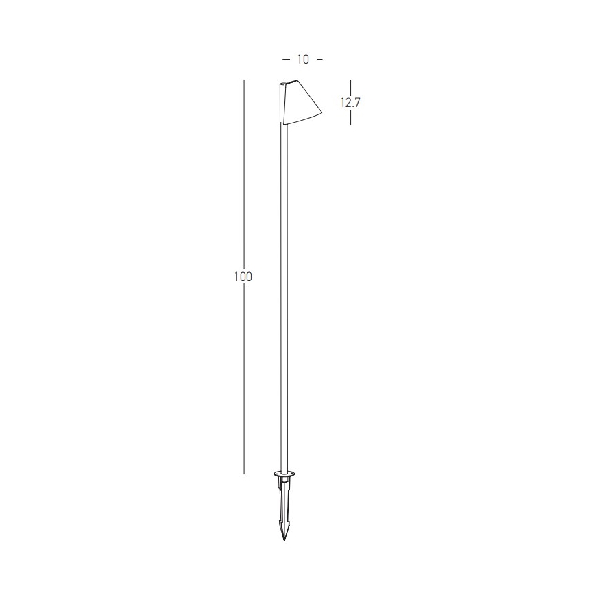 Zambelis E282 - Āra lampa 1xGU10/20W/230V IP65 antracīta
