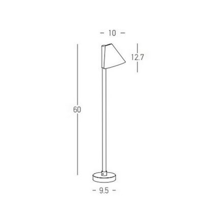 Zambelis E283 - LED Āra lampa LED/6W/230V IP65 antracīta