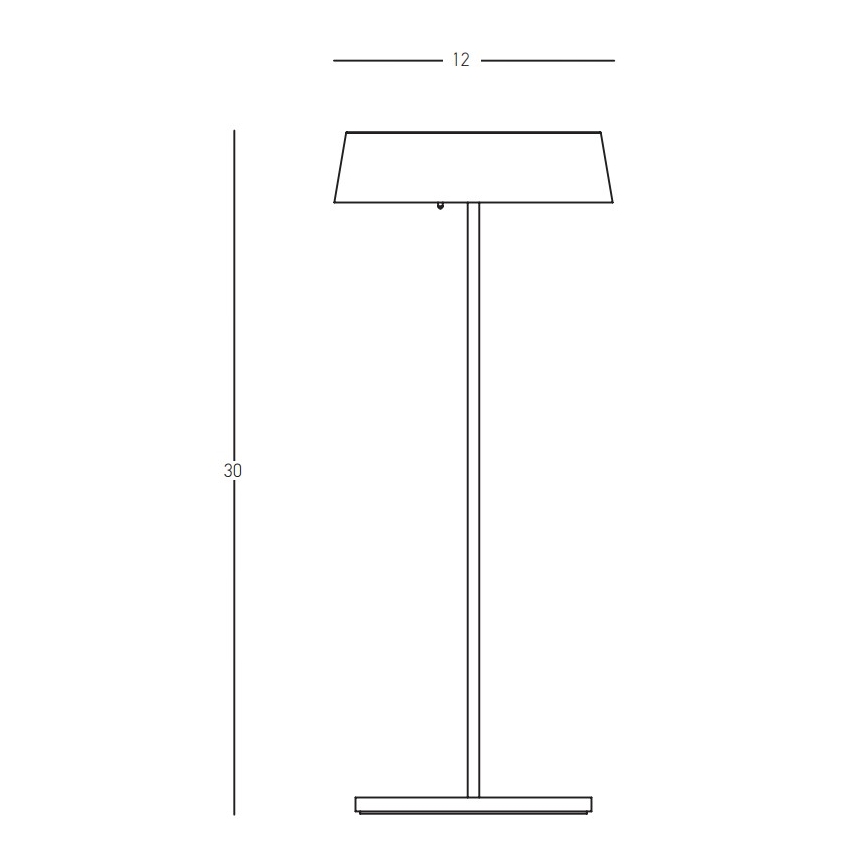 Zambelis E290 - LED Aptumšojama āra lampa LED/2,2W/5V IP54 balta