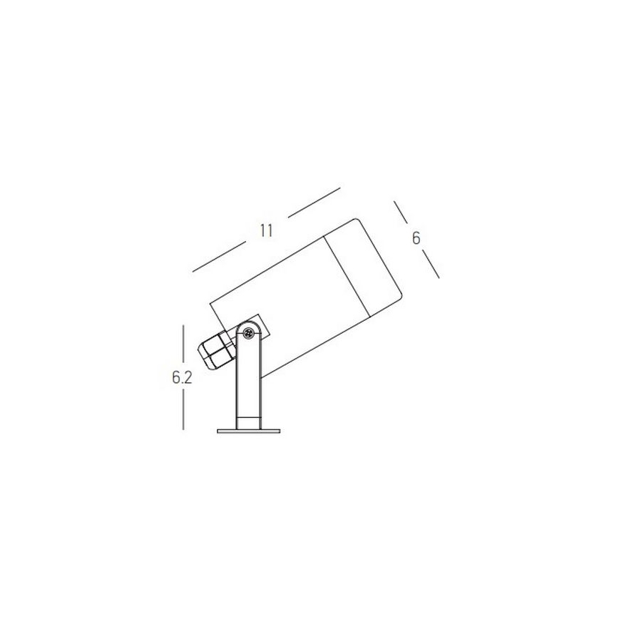 Zambelis E311 - Āra lampa 1xGU10/7W/230V IP54