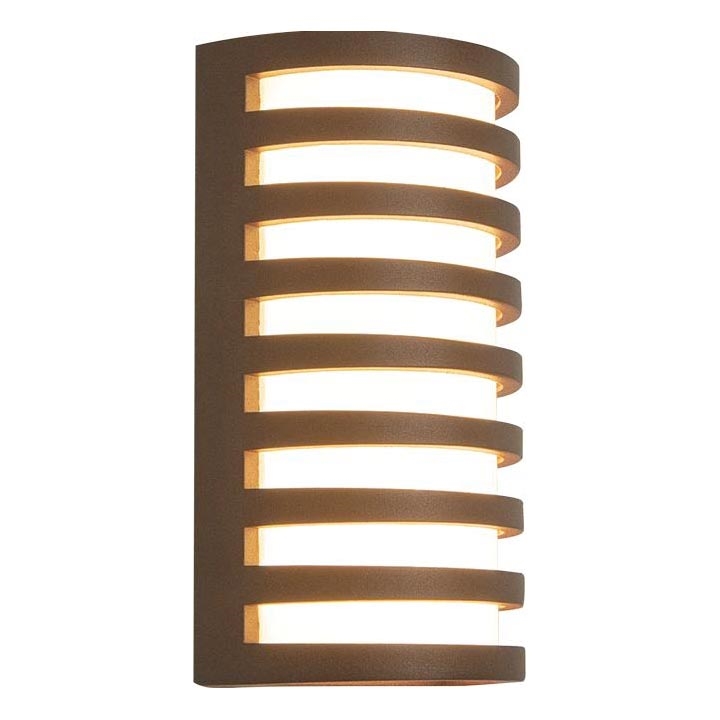 Zambelis E341 - LED Āra sienas lampa LED/10W/230V 3000K IP65 brūna