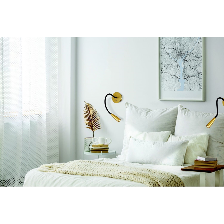 Zambelis H63 - LED Pielāgojama lampiņa LED/3W/230V misiņš
