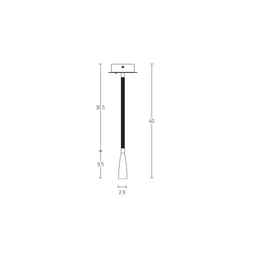 Zambelis H63 - LED Pielāgojama lampiņa LED/3W/230V misiņš
