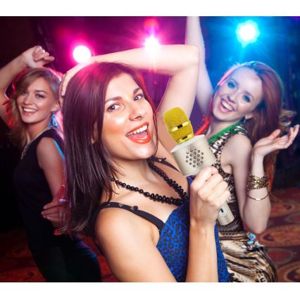 Zelta karaoke mikrofons 6W/5V 1500 mAh Bluetooth