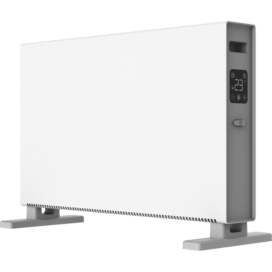 ZEVENTI - Elektriskais tiešais sildītājs/konvektors ar LCD displeju 1250/2000W/230V balts + tālvadība