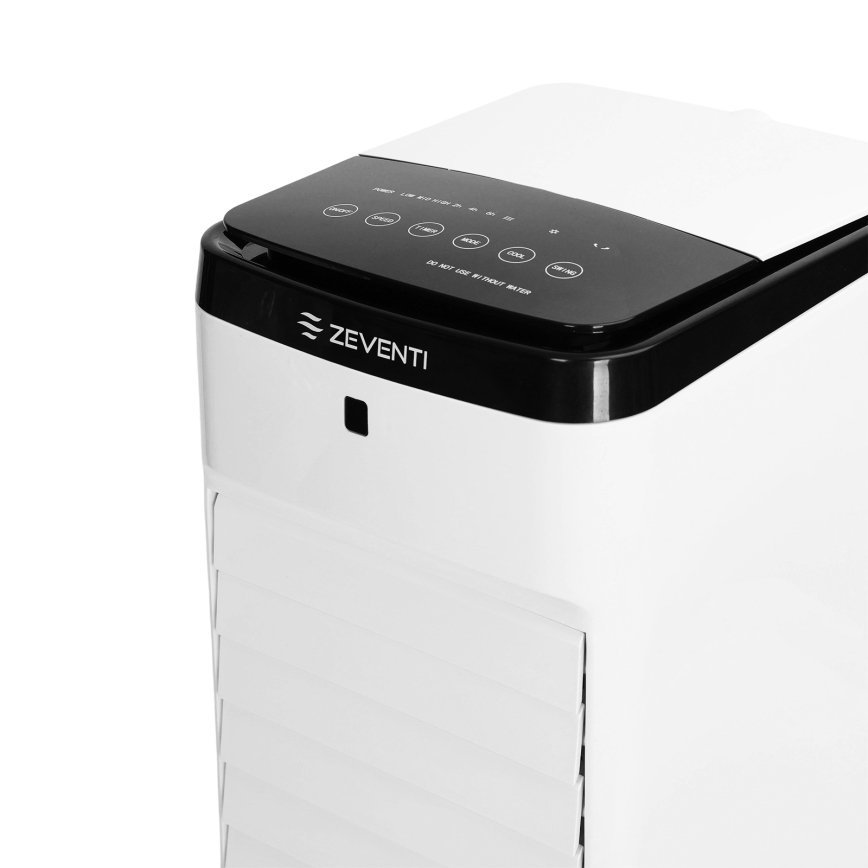 ZEVENTI - ARCTIC gaisa dzesētājs 60W/230V melns/balts + tālvadības pults