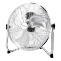 ZEVENTI - Grīdas ventilators FLOW 60W/230V 44,5 cm spīdīgs hroms