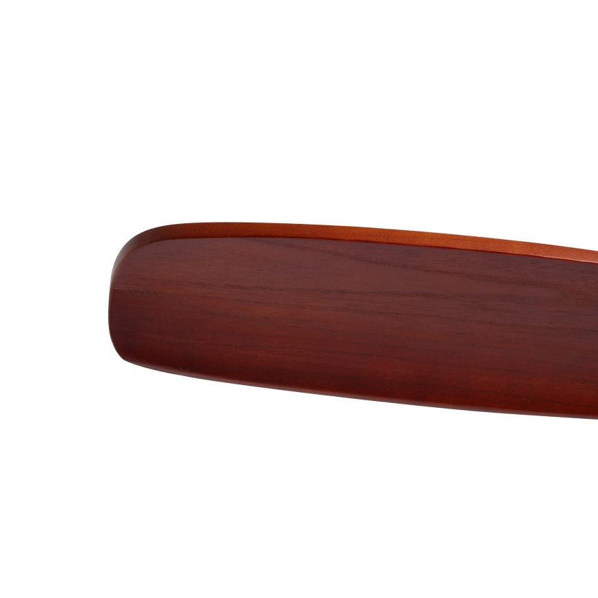 ZEVENTI - Griestu ventilators CUENCA ar Wi-Fi Tuya, melns/ozols + tālvadības pults