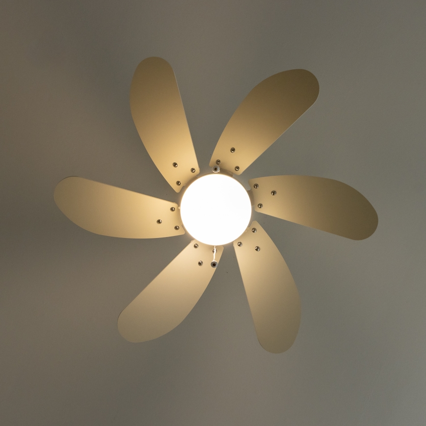 ZEVENTI - Griestu ventilators FAMARA 1xE14/60W/230V balta