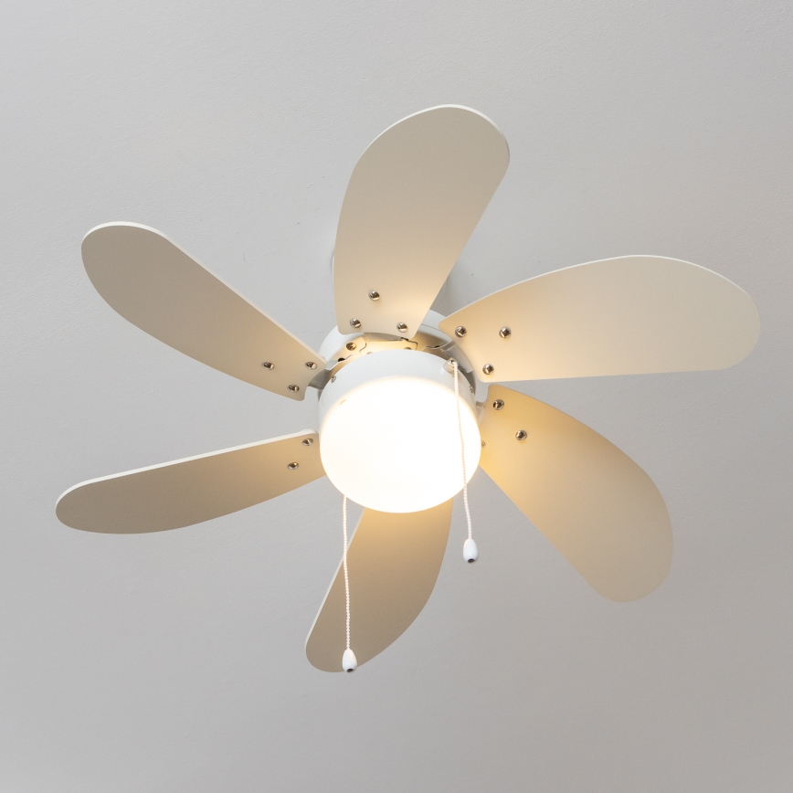 ZEVENTI - Griestu ventilators FAMARA 1xE14/60W/230V balta