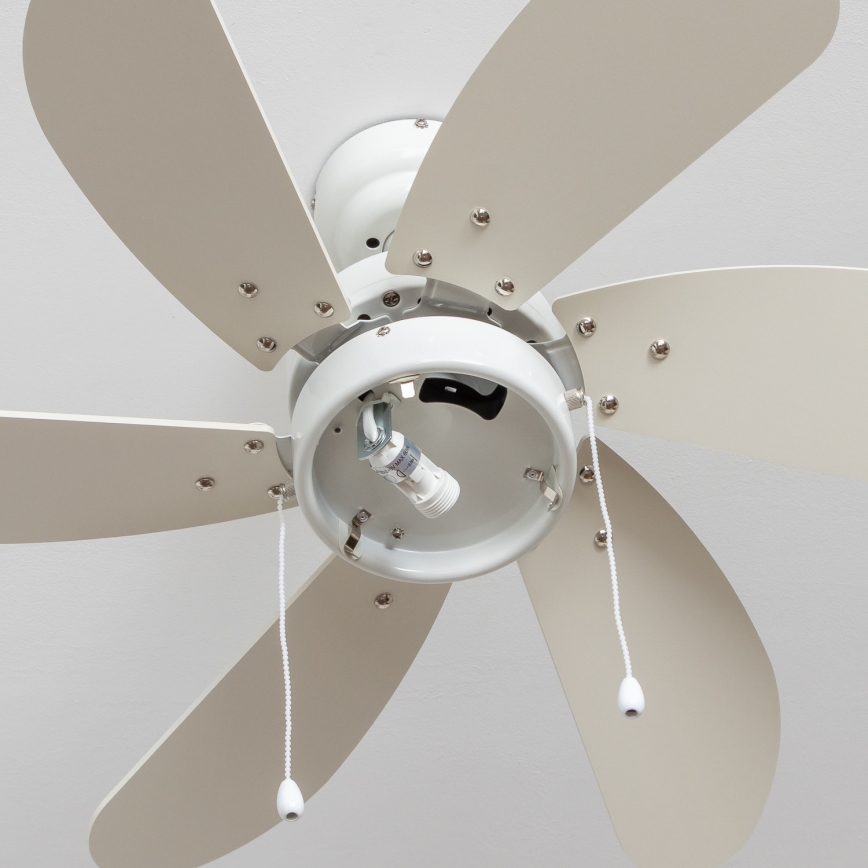 ZEVENTI - Griestu ventilators FAMARA 1xE14/60W/230V balta