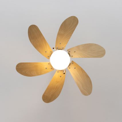 ZEVENTI - Griestu ventilators FAMARA 1xE14/60W/230V bēša