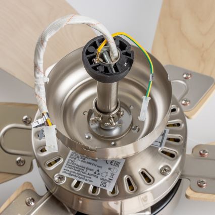 ZEVENTI - Griestu ventilators FAMARA 1xE14/60W/230V bēša