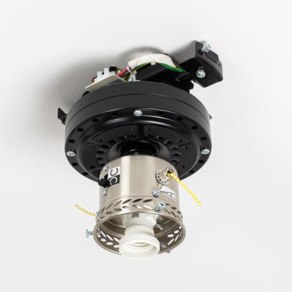 ZEVENTI - Griestu ventilators GALDANA 1xE27/60W/230V brūna/bēša