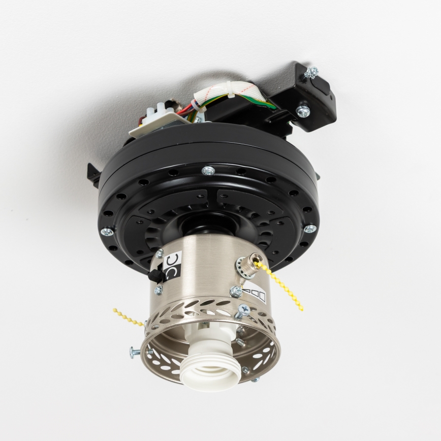 ZEVENTI - Griestu ventilators GALDANA 1xE27/60W/230V brūna/bēša