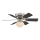 ZEVENTI - Griestu ventilators GALDANA 1xE27/60W/230V pelēka/balta