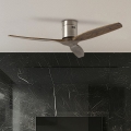 ZEVENTI - Griestu ventilators SPELLO Wi-Fi Tuya matēts hroms/ozols + tālvadības pults