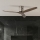 ZEVENTI - Griestu ventilators SPELLO Wi-Fi Tuya matēts hroms/ozols + tālvadības pults