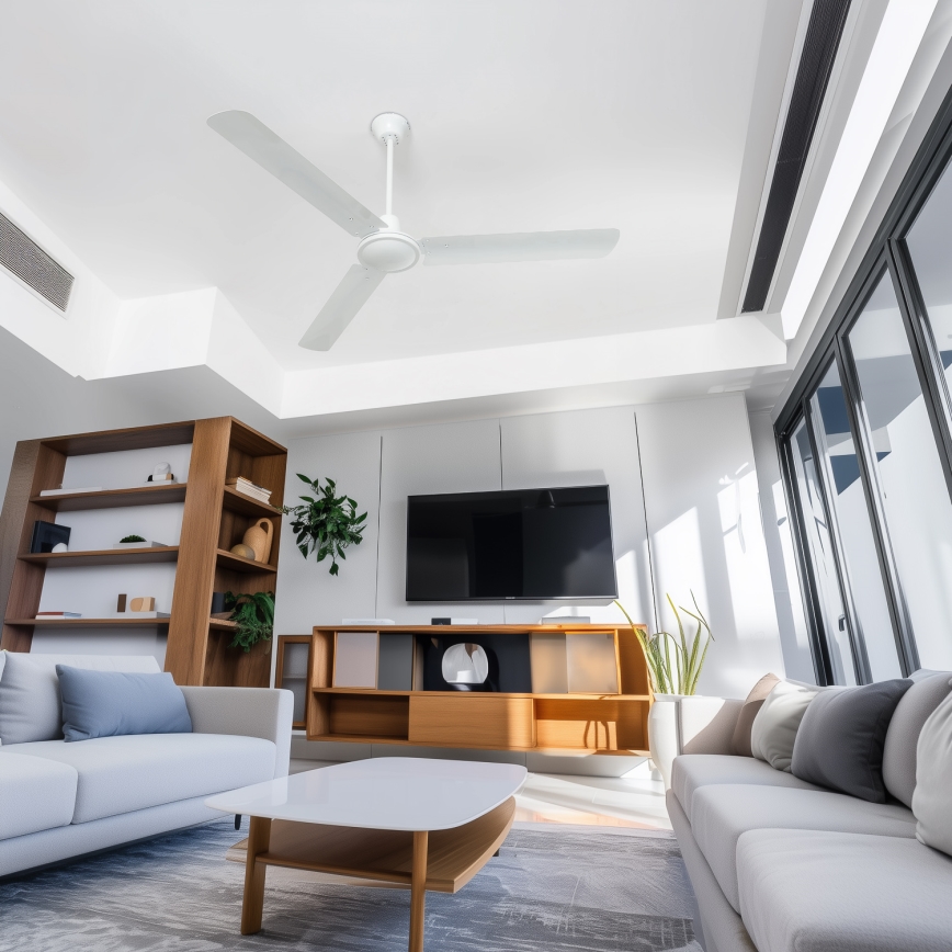 ZEVENTI - Griestu ventilators TOFINO balta