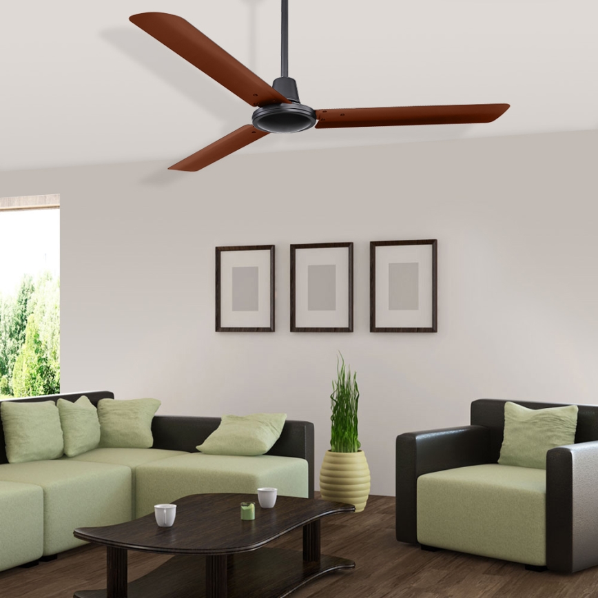 ZEVENTI - Griestu ventilators TOFINO brūna