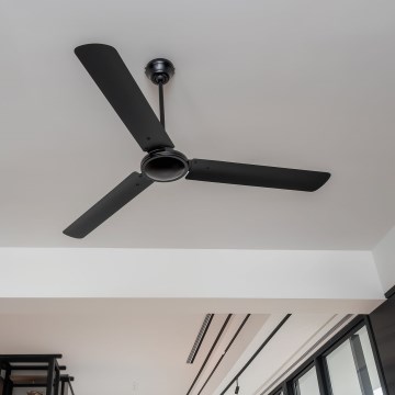 ZEVENTI - Griestu ventilators TOFINO melns