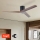 ZEVENTI - Griestu ventilators VELLON Wi-Fi Tuya melns/valrieksts + tālvadība