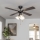 ZEVENTI - Griestu ventilators ZURRIOLA 3xE27/60W/230V
