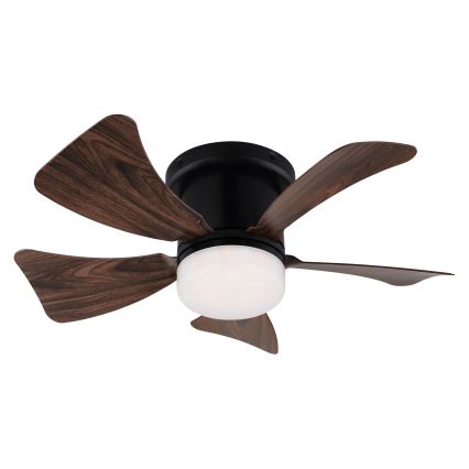 ZEVENTI - LED Aptumšojams griestu ventilators MUNDAKA LED/10W/230V 3000-6500K brūna + tālvadības pults