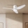 ZEVENTI - LED Aptumšojams griestu ventilators PADUA LED/18W/230V 3000-6000K Wi-Fi Tuya balta + tālvadības pults