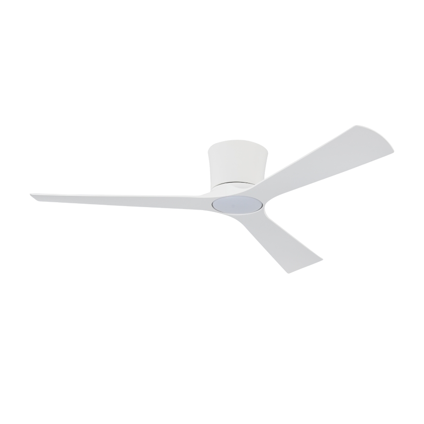 ZEVENTI - AUREX LED dimējams griestu ventilators, 24W/230V, 3000/4000/6000K, Wi‑Fi (Tuya), balts, ar tālvadības pulti