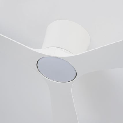 ZEVENTI - AUREX LED dimējams griestu ventilators, 24W/230V, 3000/4000/6000K, Wi‑Fi (Tuya), balts, ar tālvadības pulti
