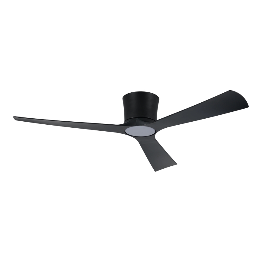 ZEVENTI - AUREX LED dimējams griestu ventilators LED/24W/230V 3000/4000/6000K Wi‑Fi Tuya melns + tālvadības pults