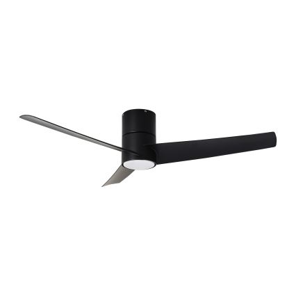 ZEVENTI - LED griestu ventilators BARROSA LED/18W/230V 3000/4000/6000K Wi-Fi Tuya melns + tālvadības pults