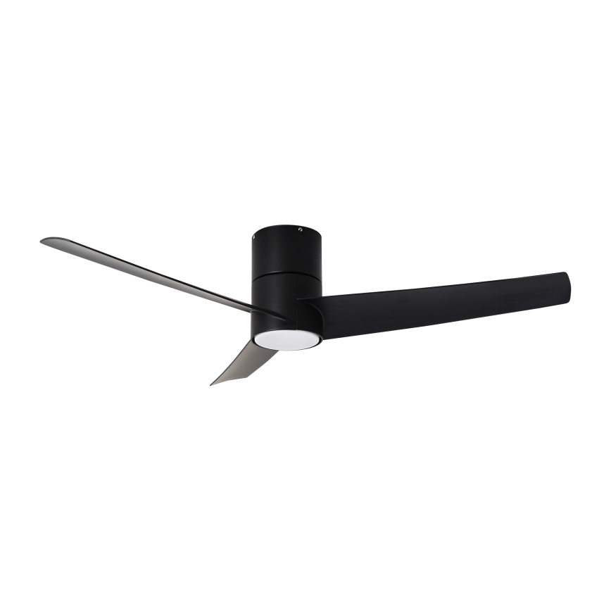 ZEVENTI - LED griestu ventilators BARROSA LED/18W/230V 3000/4000/6000K Wi-Fi Tuya melns + tālvadības pults