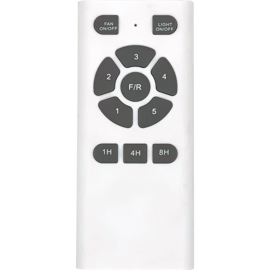 ZEVENTI - LED griestu ventilators BARROSA LED/18W/230V 3000/4000/6000K Wi-Fi Tuya melns + tālvadības pults